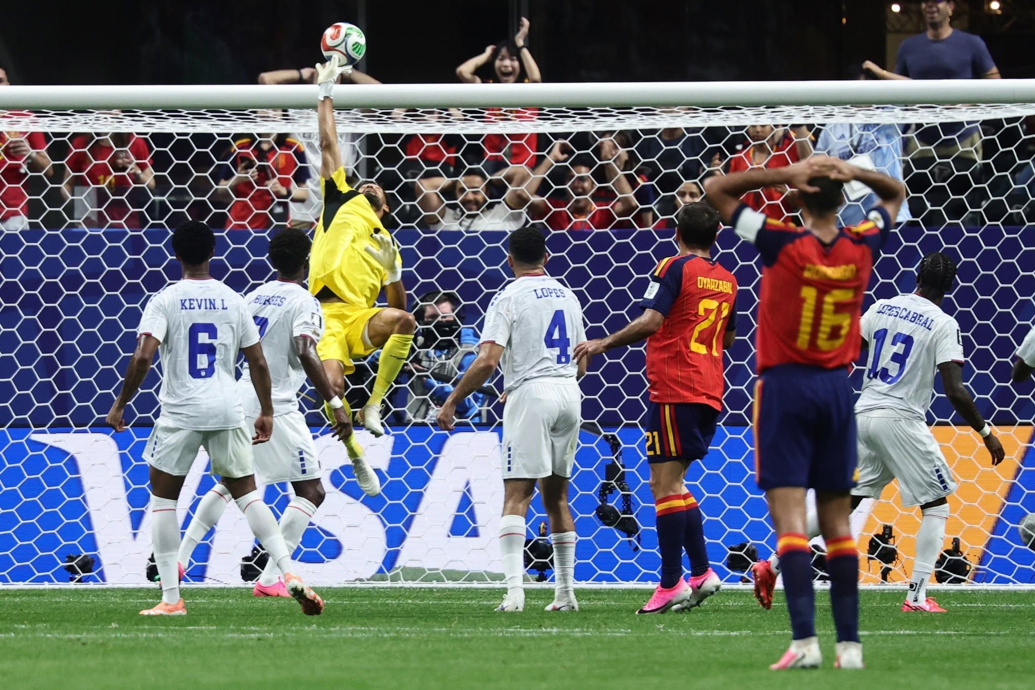 Cape Verde hold European champions Spain in Group H shock