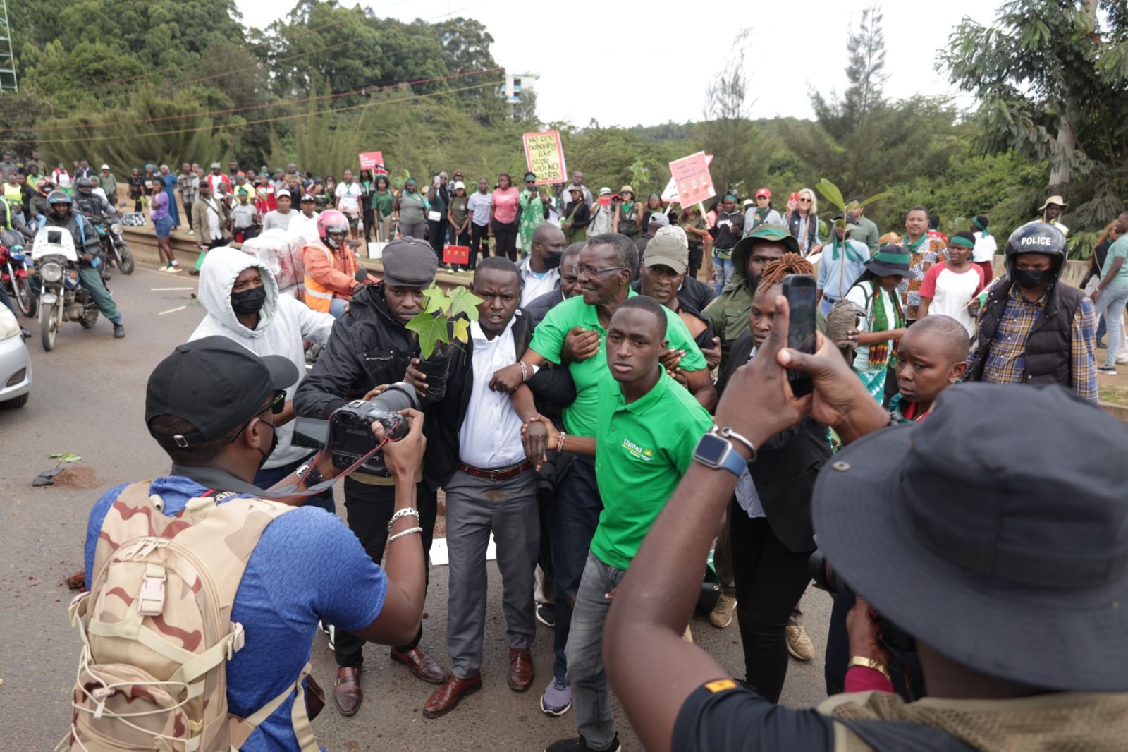 David Maraga arrested in Nairobi National Park land protest
