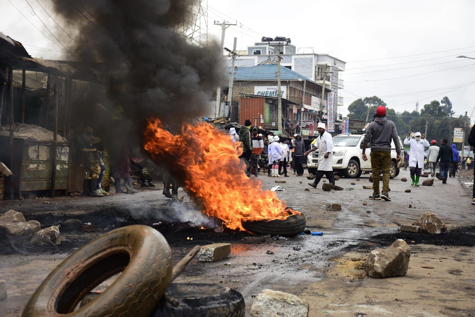 Four dead, 348 arrested as anti-fuel protests spiral into violence