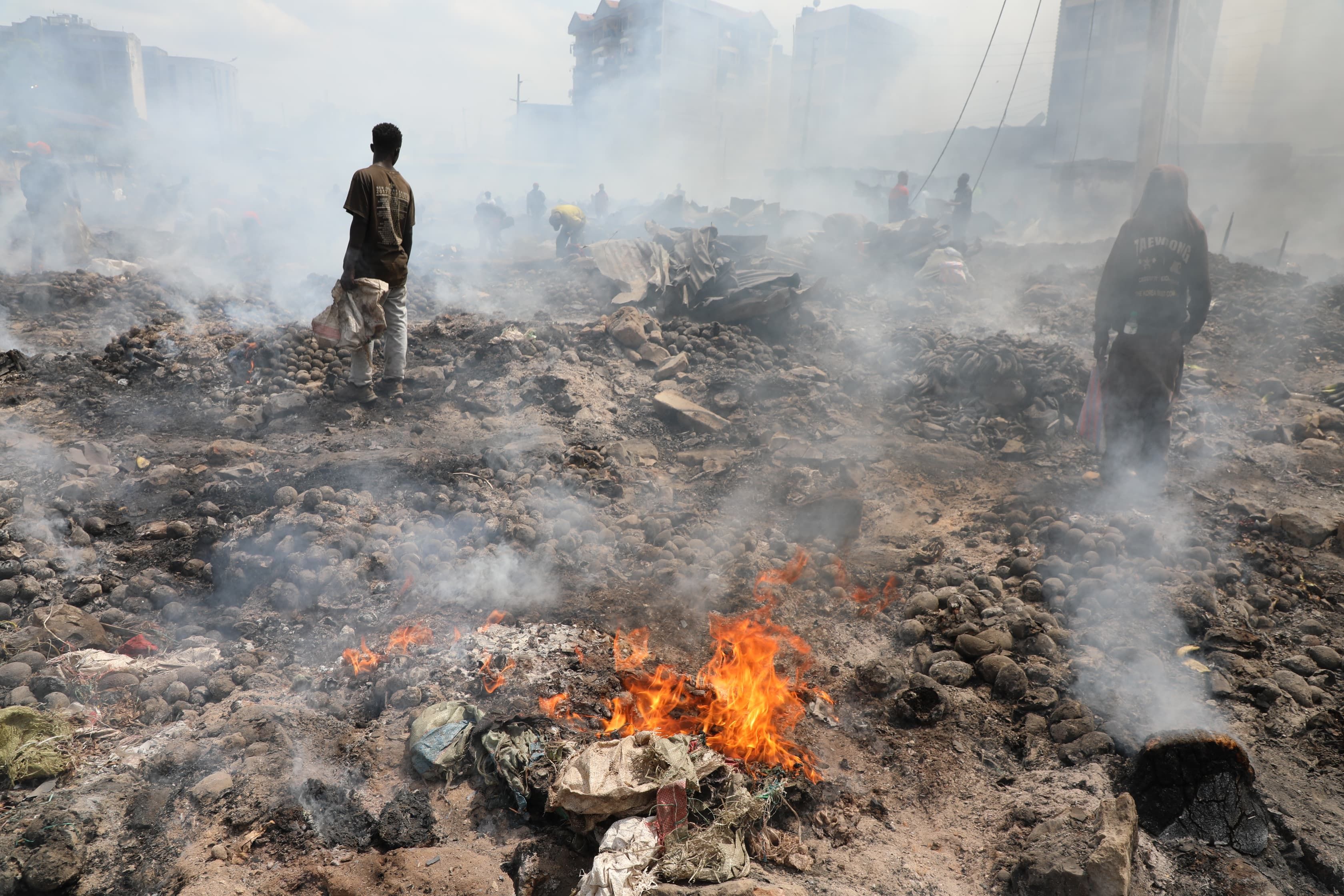 Two dead, property destroyed in Gikomba fire