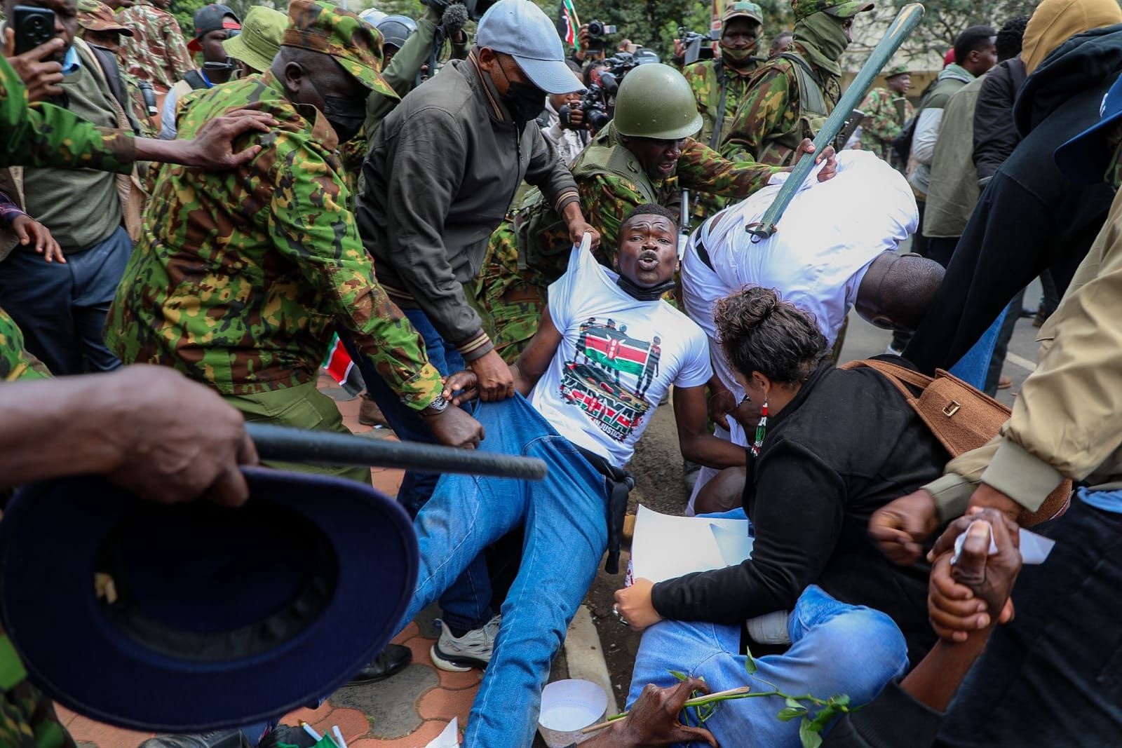 Police lock down Nairobi CBD in Gen Z anniversary protests