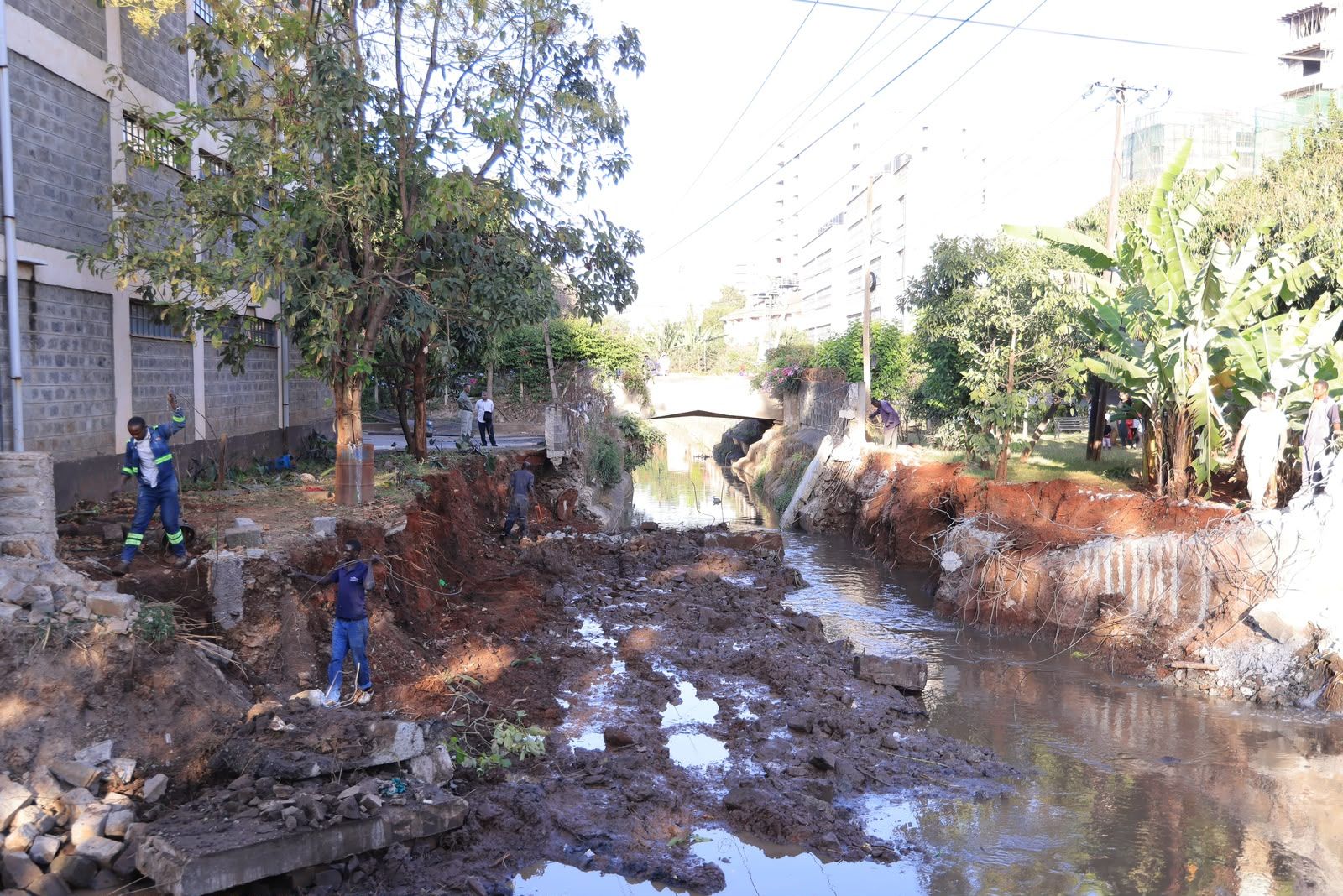 Nairobi demolishes structures blocking waterways in El Niño readiness efforts